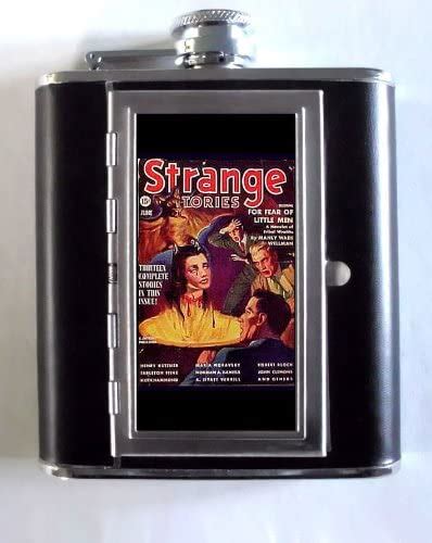 Amazon Com 1939 Strange Stories Beheaded Five Ounce Drink Flask With