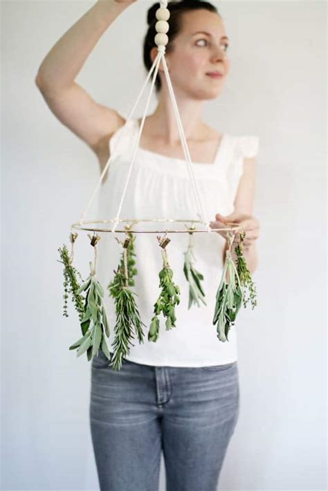 This Diy Herb Drying Rack Is The Kitchen Accessory You Didnt Know You