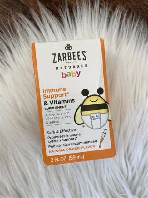 Zarbees Naturals Baby Immune Support Vitamins Natural Orange Flavor 2