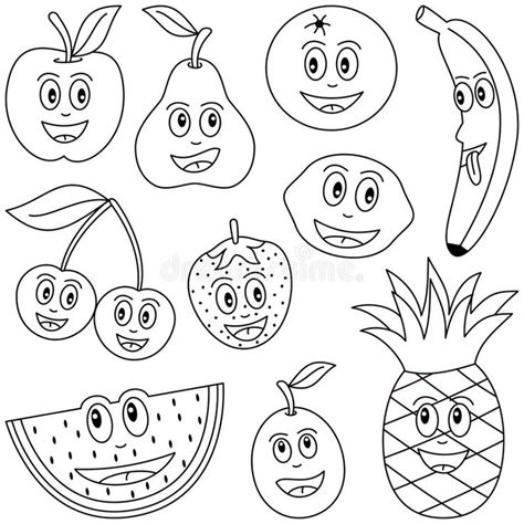 Coloring Fruit For Kids Royalty Free Stock Photo - Image: 9150885
