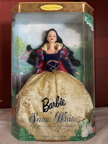 Snow White 1998 Barbie Doll New In Box Childrens Collectors Edition