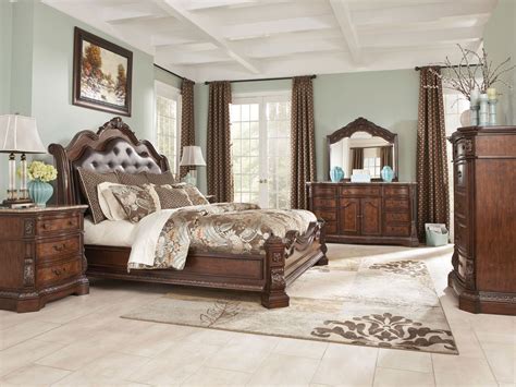 Match your unique style to your budget with a brand new queen sleigh bed headboards to transform the look of your room. Ashley Furniture B705 Ledelle-Queen King Sleigh Bed Frame ...