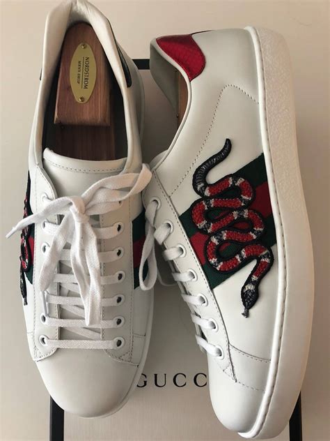 Gucci Ace Embroidered Snake Sneaker Grailed