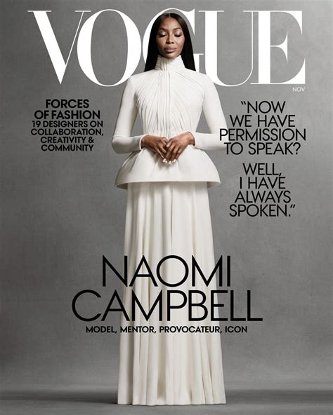 Naomi Campbell Vogue Magazine November 2020 Celebmafia