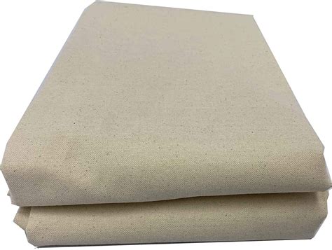 Mybecca 10 Ounces Canvas Fabric By The Yard Natural 60 Inch Wide