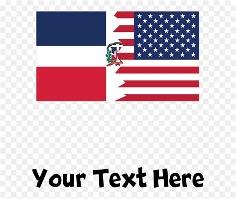 dominican american flag mousepad half dominican half puerto rican flag hd png download vhv
