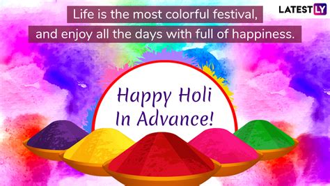 Happy Holi 2019 Wishes In Advance Whatsapp Stickers Sms Facebook