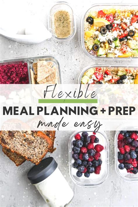 How To Do Flexible Meal Planning And Prep {no Stress No Cooking All Sunday } Meal Plan Addict