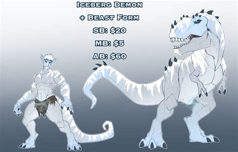 Closed Iceberg Demon Adopt By Frostiearts On Deviantart