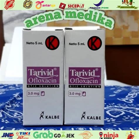 Jual Obat Tetes Telinga Tarivid Ofloxacin 30 Mg Per Box Original