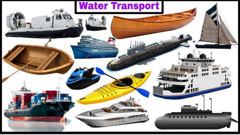 All Water Transport Name In English Transport Name Youtube