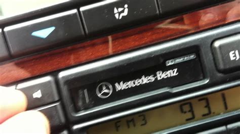 The a/c works well and blows cold air! Mercedes Benz stereo/ radio button fix - YouTube