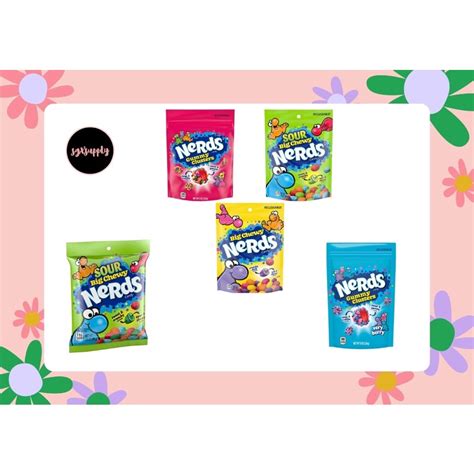 Nerds Gummy Clusters Candy Stand Up Bag Shopee Singapore