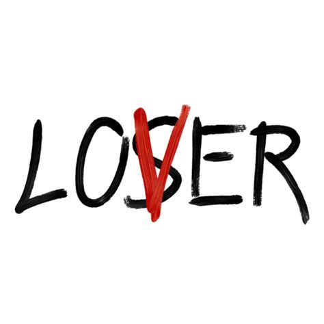 Loser Lover надпись подпись лузер Sticker By Sofianorkina