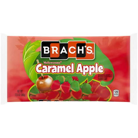 Brachs Mellowcreme Caramel Apple Halloween Candy 136 Oz Walmart