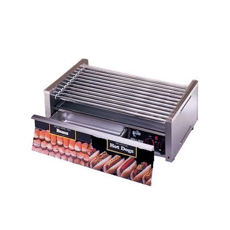 Star Grill Max 30cbd 30 Hot Dog Roller Grill With Chrome Plated Rollers