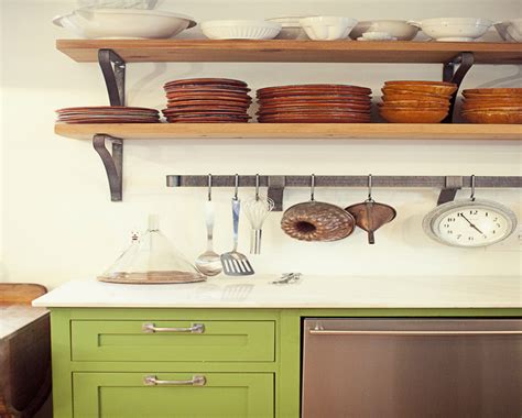 Rustic Kitchen Shelving Ideas Country Rustic Farmhouse