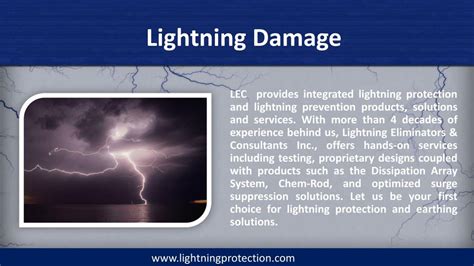 Ppt Prevent Your Facility From Lightning Damage Powerpoint