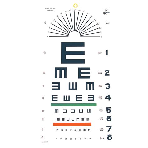 10 Foot Eye Chart Snellen Eye Chart For Kids Printable Eye Charts