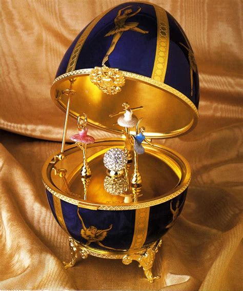 Faberge Egg Antique Music Box Music Box Ballerina Faberge Eggs