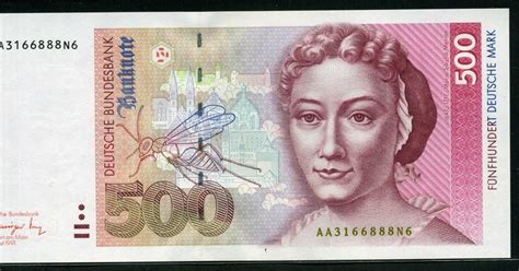 Die sterntaler) is a german fairy tale collected by the brothers grimm in grimm's fairy tales. German currency 500 Deutsche Mark banknote 1991, Maria Sibylla Merian|World Banknotes & Coins ...