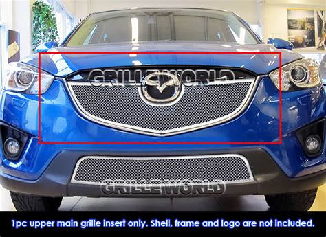 Fits 2012 2014 Mazda Cx 5 Cx5 Stainless Steel Mesh Grille Grill Inserts