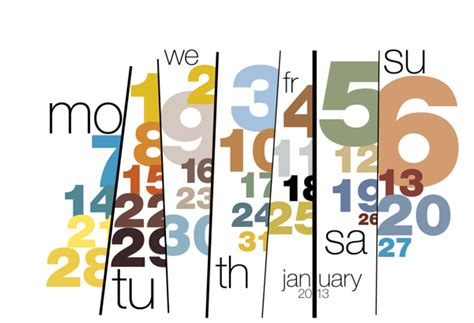 10 Creative Calendar Design For Inspiration Fazai38 Inspirations