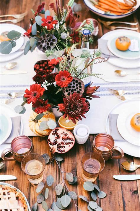 Bohemian Glam Table Setting College Housewife
