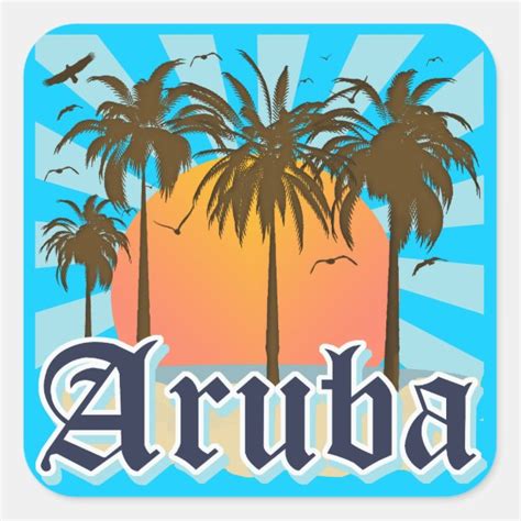 Aruba Stickers 100 Satisfaction Guaranteed Zazzle
