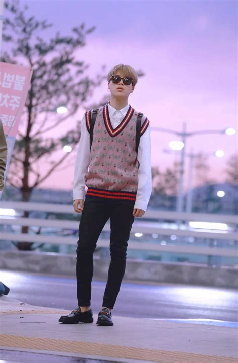 Jimin~incheon Airport Bts Army Indonesia Amino Amino