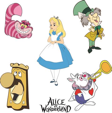 Printable Alice In Wonderland Characters Alice In Wonderland Printables
