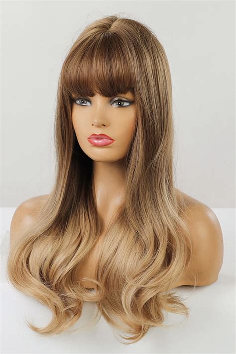 Wavy Wig With Bangs For Sex Doll Long Hair Xndoll
