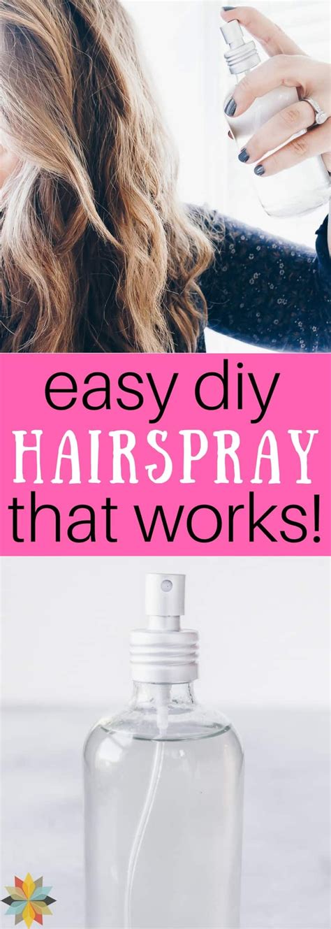 Easy Diy Hairspray That Works Only 2 Ingredients Whole New Mom