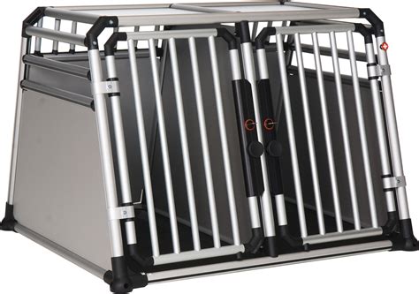 Cage Box De Transport Double Pour Chien Xxl Neuf Alu Chien Nouvelles
