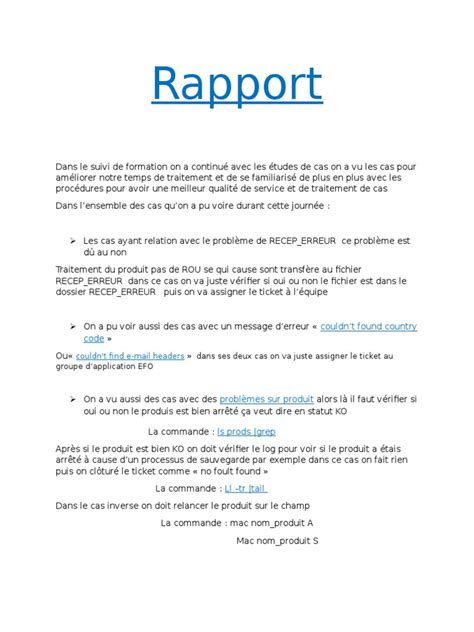 Rapport 1 Serveur Informatique Technologie