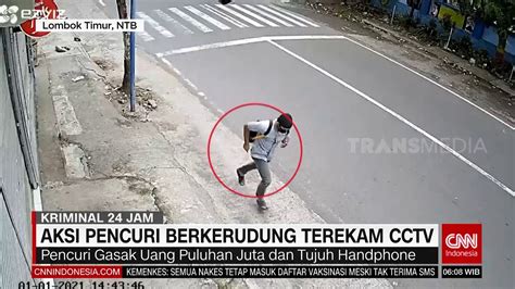 Aksi Pencuri Berkerudung Terekam Cctv Redaksi Pagi 060121 Youtube