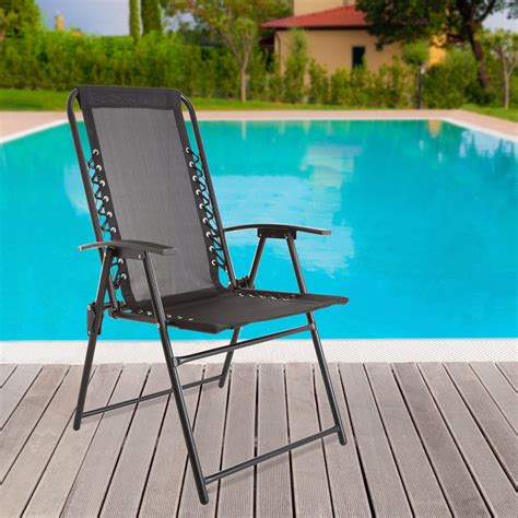 Pure Garden Suspension Folding Chair