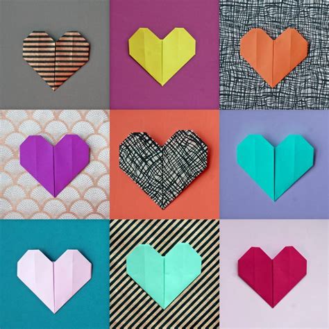 Paperchase Origami Hearts Origami Heart Photo Scrapbook Origami