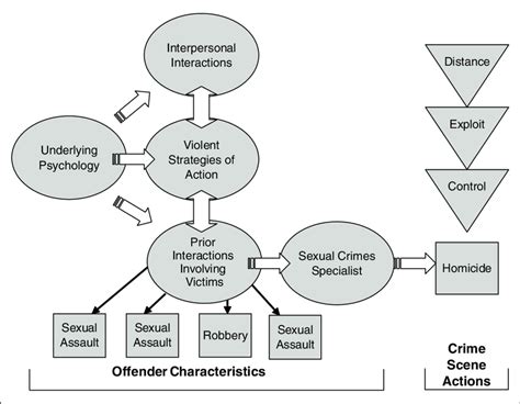 offender characteristics and crime scene actions download scientific diagram
