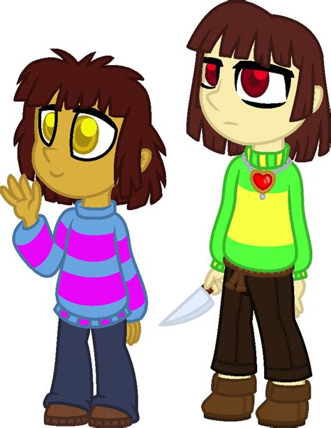 Chara And Frisk By Starryoak On Deviantart