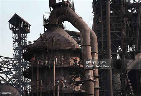 Metinvest Employees Of The Ilyich Iron And Steel Works Work A Shift