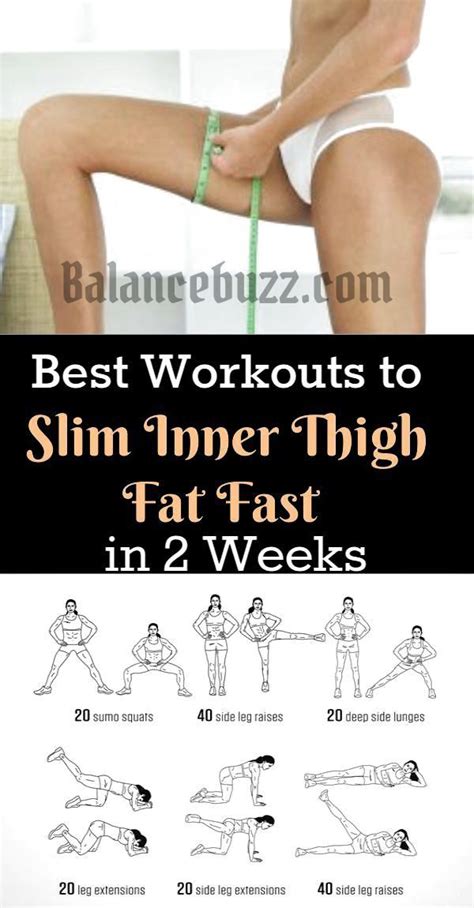 For Slimmer Thighs Thigh Slimming Workout Best Inner Thigh Workout