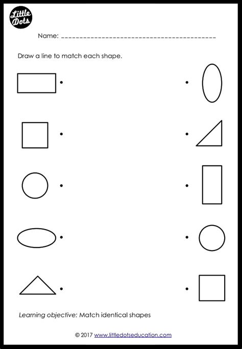 Worksheet #1 worksheet #2 worksheet #3 worksheet #4 worksheet #5 worksheet #6. Preschool Shapes Matching Worksheets and Activities