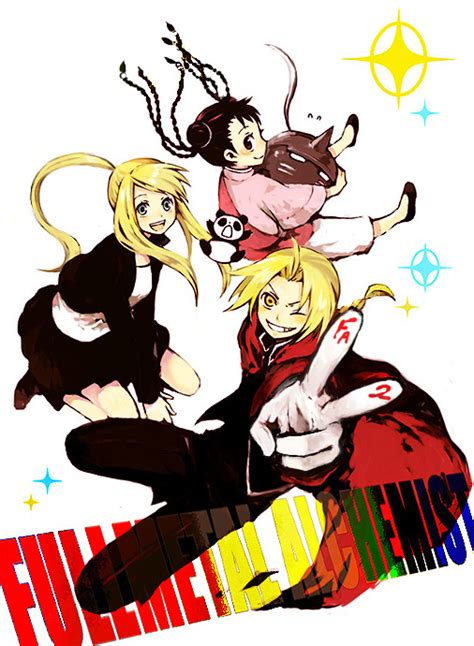 Edward Elric Winry Rockbell May Chang And Xiao Mei Fullmetal