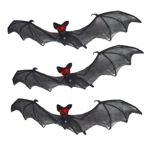 Spooky Halloween Bats Scary Hanging Party Decoration Outdoor Indoor Set