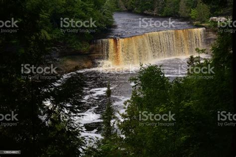 Tahquamenon Falls State Park Paradise Mi Stock Photo Download Image