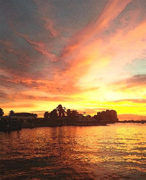 Intracoastal Sunset Water Photograph By Emily Mitchell Fine Art America