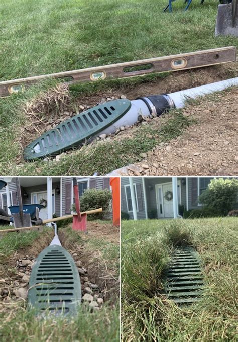 Some homes connect their gutter downspouts to drains that go underground. Buried Downspout Drainage System Installation - Gutter ...