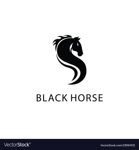 S Horse Logo Royalty Free Vector Image Vectorstock