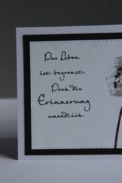 Die 44 wunderbar bilder fur kuche inneneinrichtung home www. ohne Kreativität, ohne mich: Trauerkarte